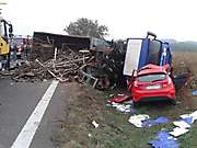 Tragická dopravná nehoda na ceste medzi Nitrou a Vrábľami, 13.10.2015