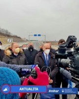 Slávnostne otvorili dlhoočakávanú mimoúrovňovú križovatku Šindolka v Nitre